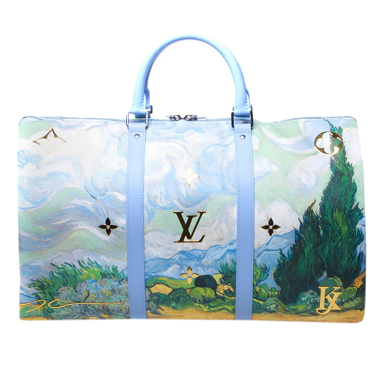 Louis Vuitton x Jeff Koons Keepall 50 Travel Bag