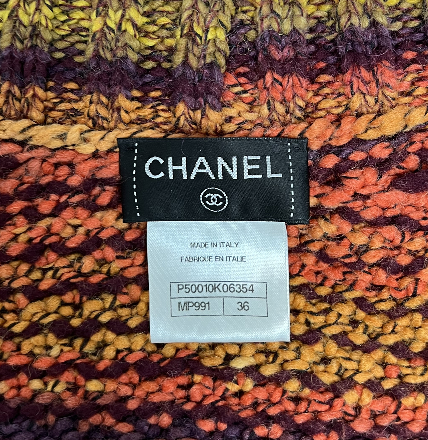 Chanel Striped Cardigan