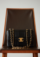 Chanel Black Jumbo Camera Bag