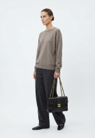 Chanel Black Jumbo Camera Bag