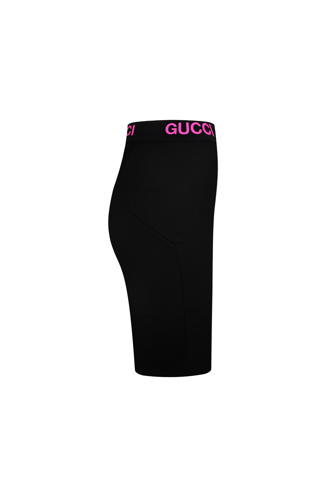 Gucci Black Bike Shorts With Logo
