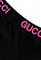 Gucci Black Bike Shorts With Logo