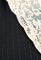 Black Lace-Collar Christian Dior Blazer