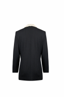 Black Lace-Collar Christian Dior Blazer