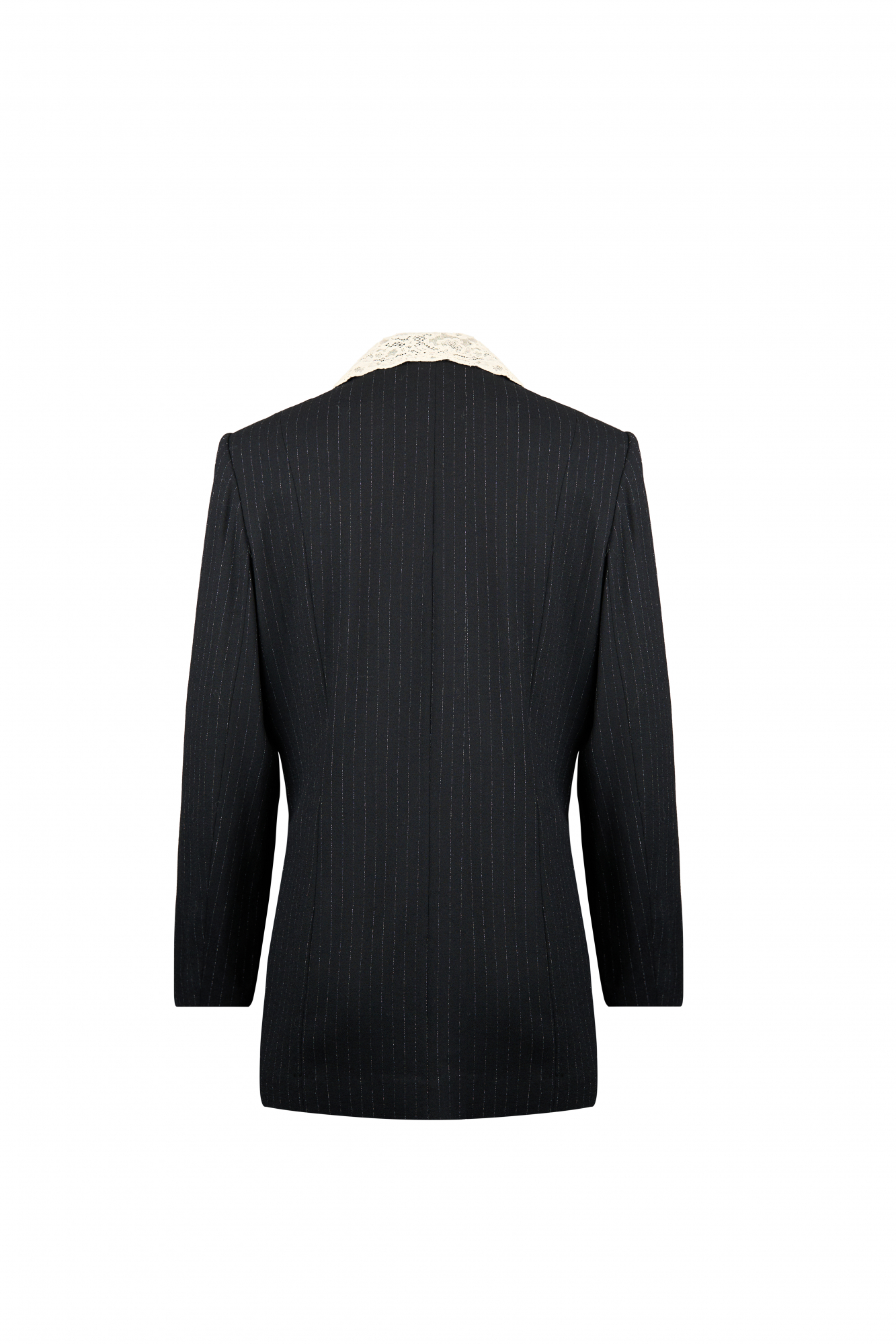 Black Lace-Collar Christian Dior Blazer