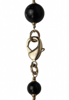 Chanel Black Necklace With Logos