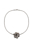 Chanel Necklace With Camellia Pendant