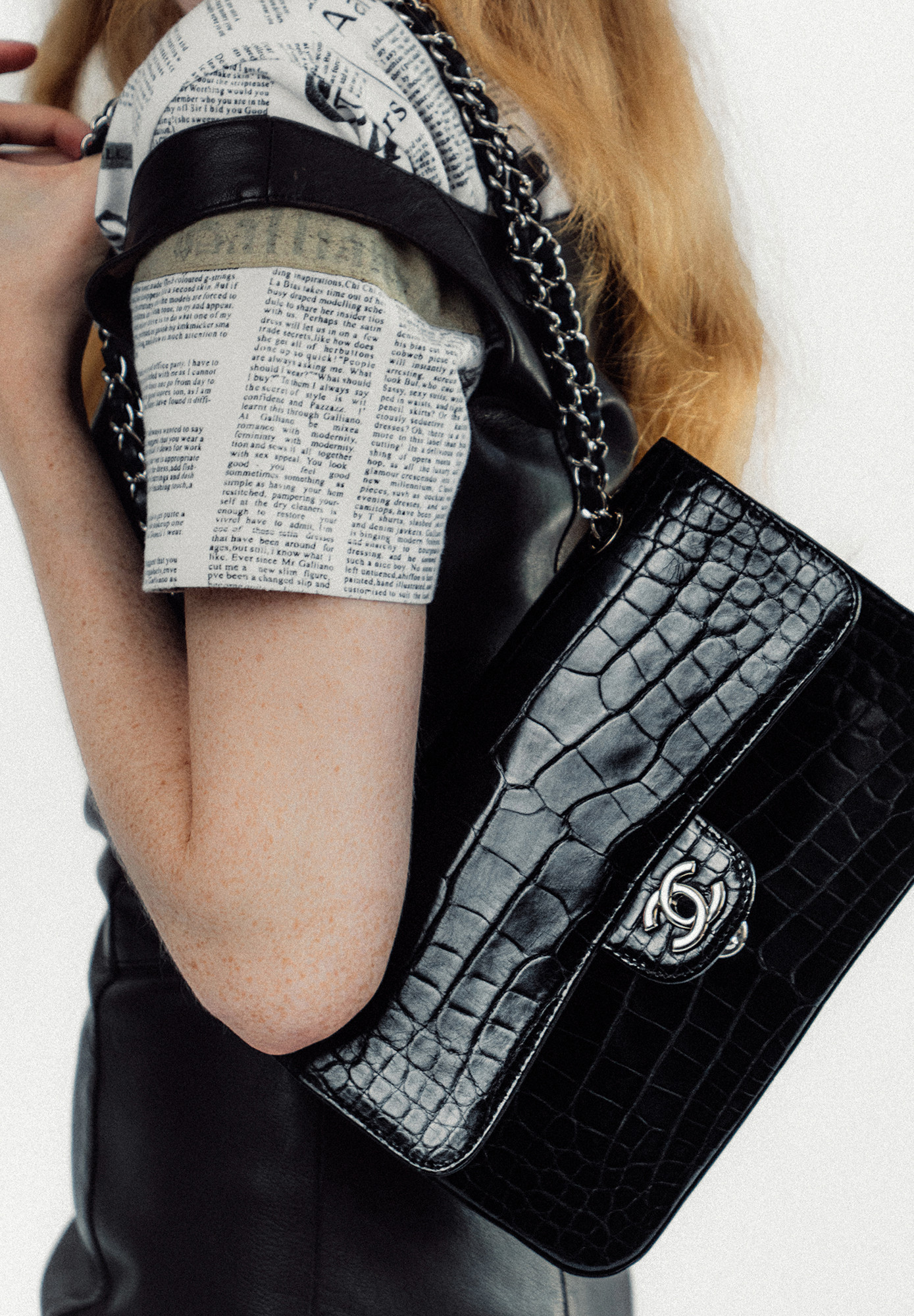 Chanel Alligator Classic Double Flap Bag