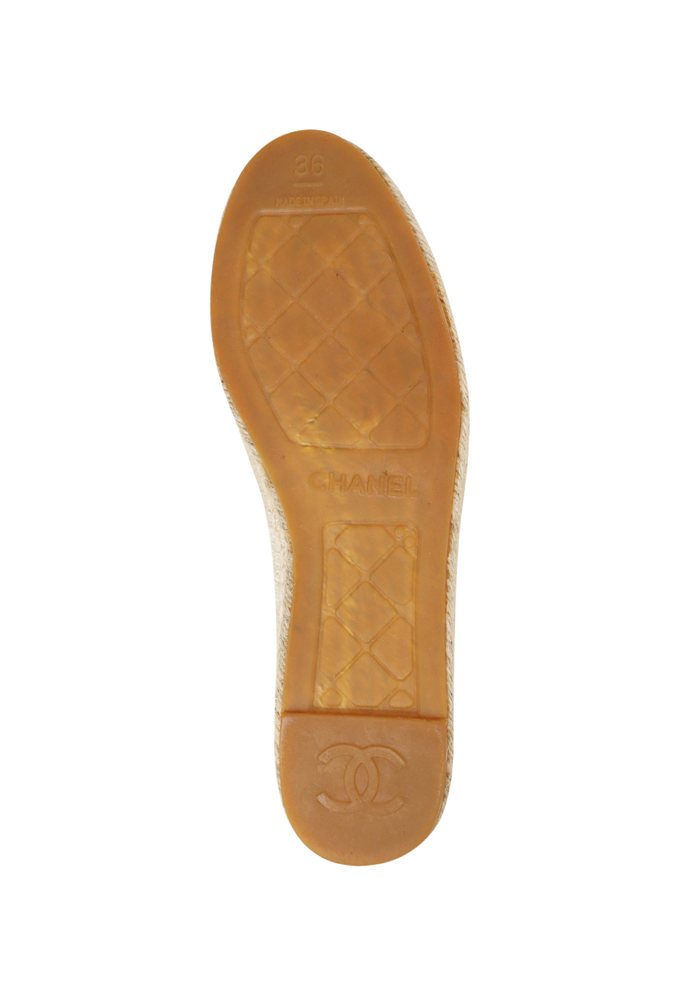 Chanel Beige Espadrilles With Logo