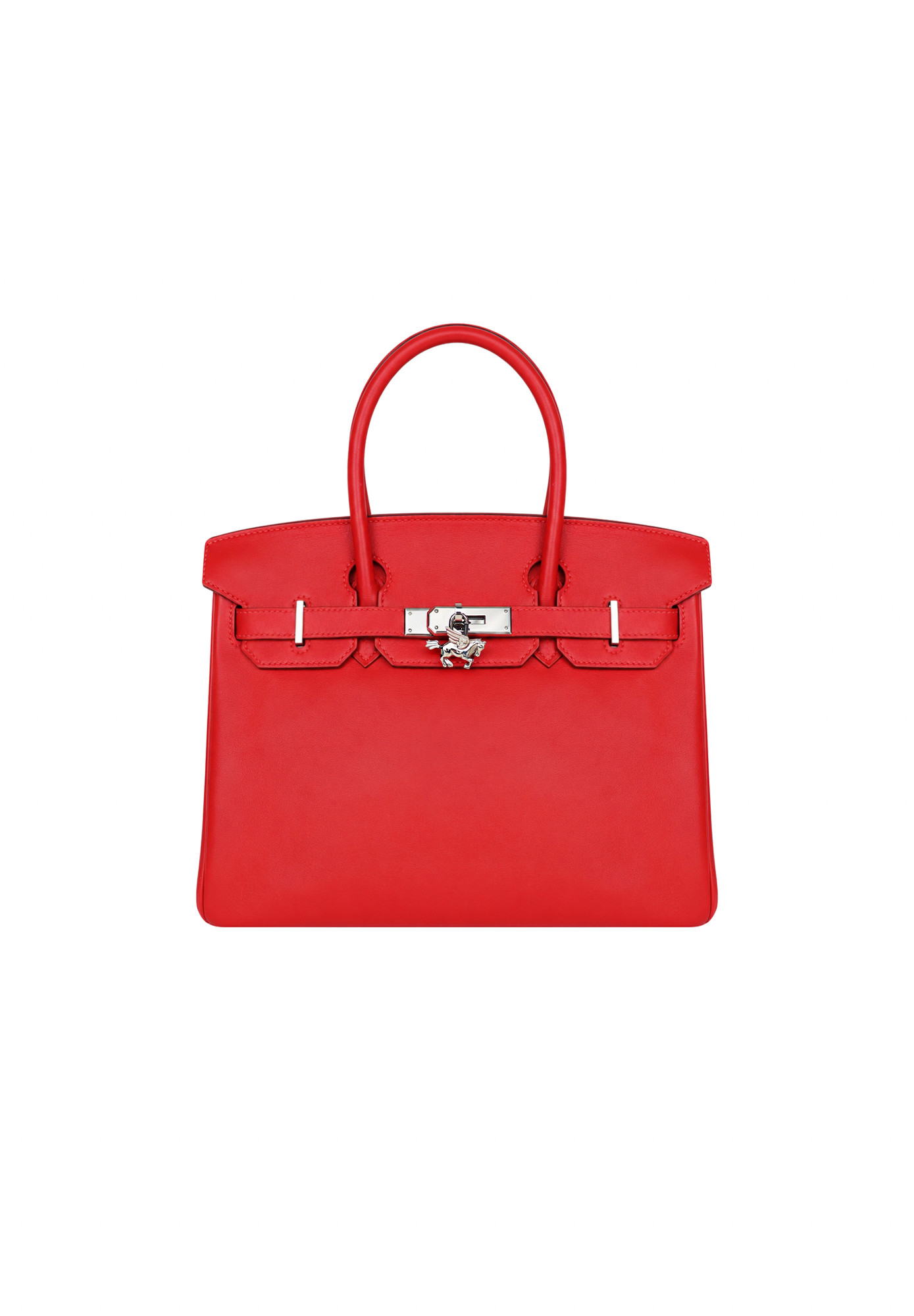 Hermès Birkin 30 Rouge Vif Swift Bag