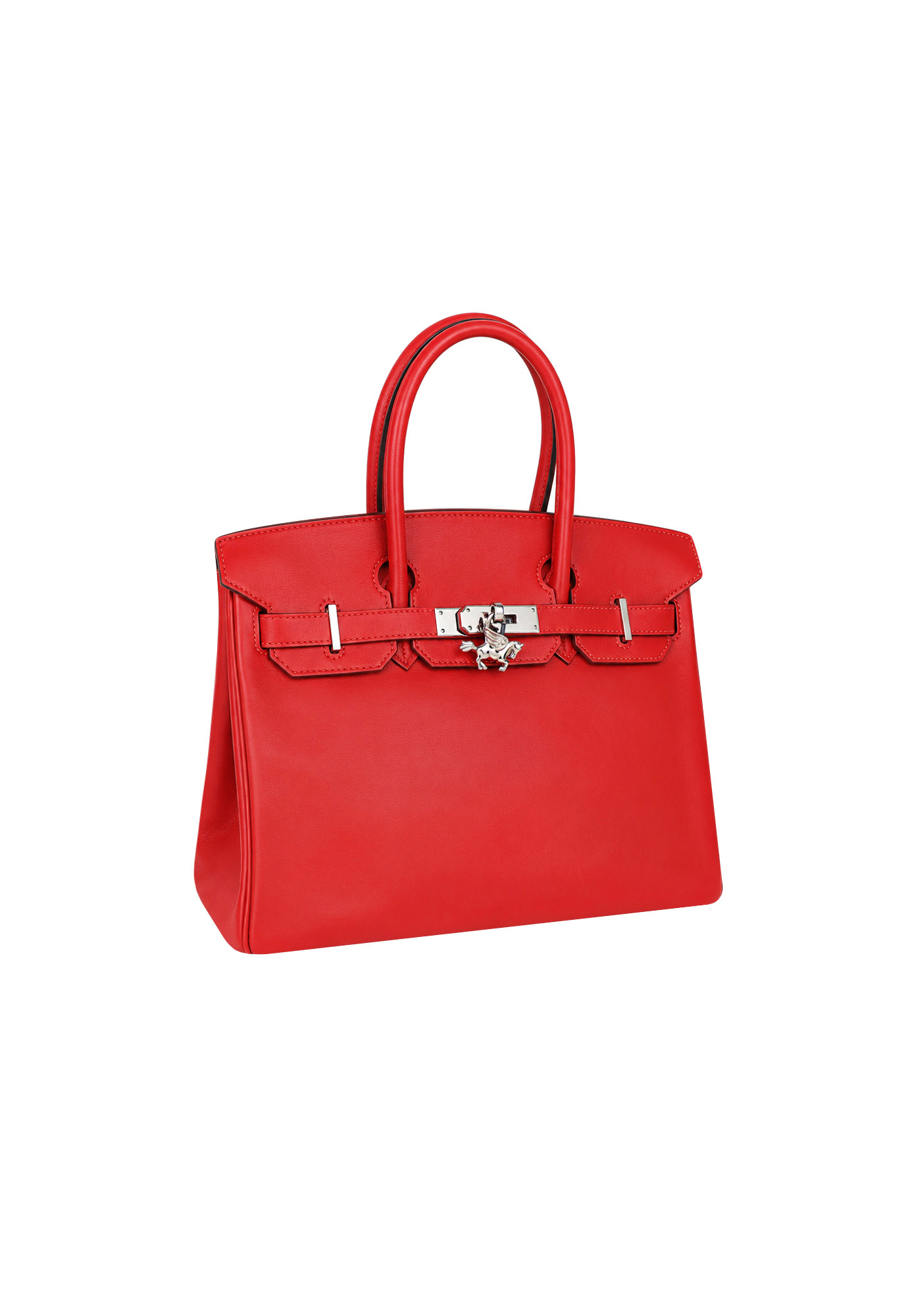 Hermès Birkin 30 Rouge Vif Swift Bag