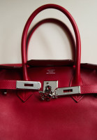 Hermès Birkin 30 Rouge Vif Swift Bag