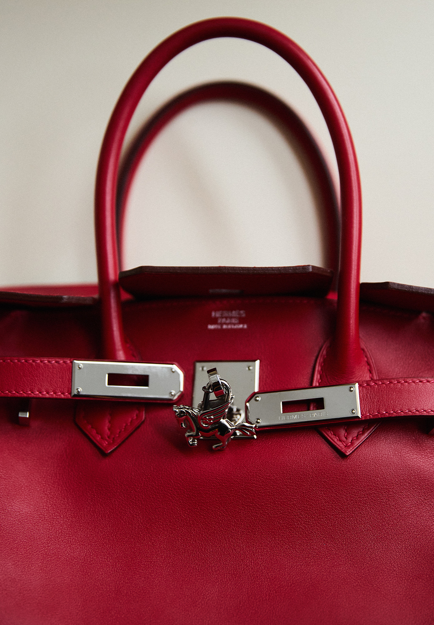 Hermès Birkin 30 Rouge Vif Swift Bag