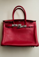 Hermès Birkin 30 Rouge Vif Swift Bag