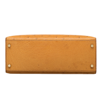 Hermès Kelly 28 Cognac Ostrich Bag