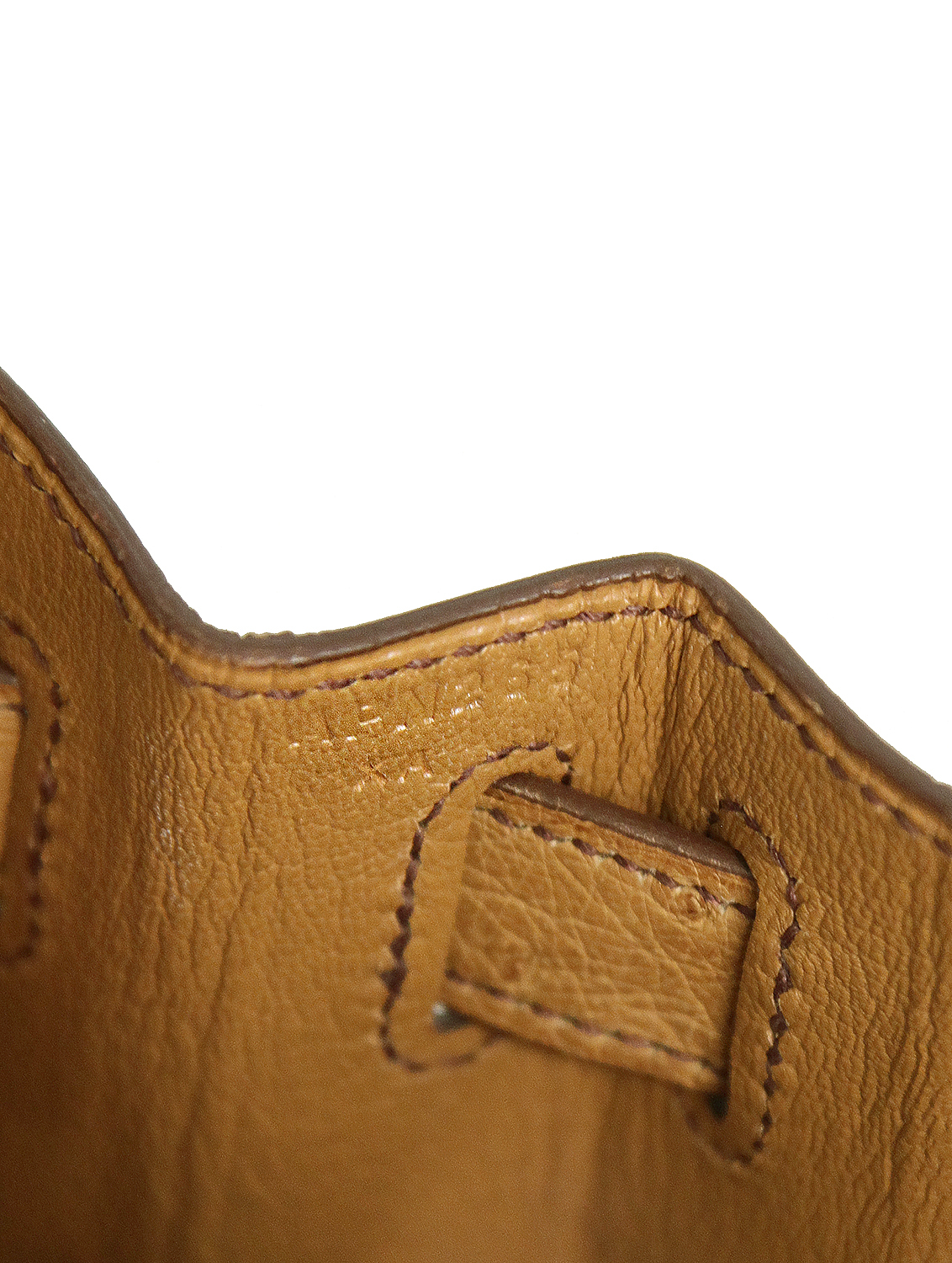 Hermès Kelly 28 Cognac Ostrich Bag