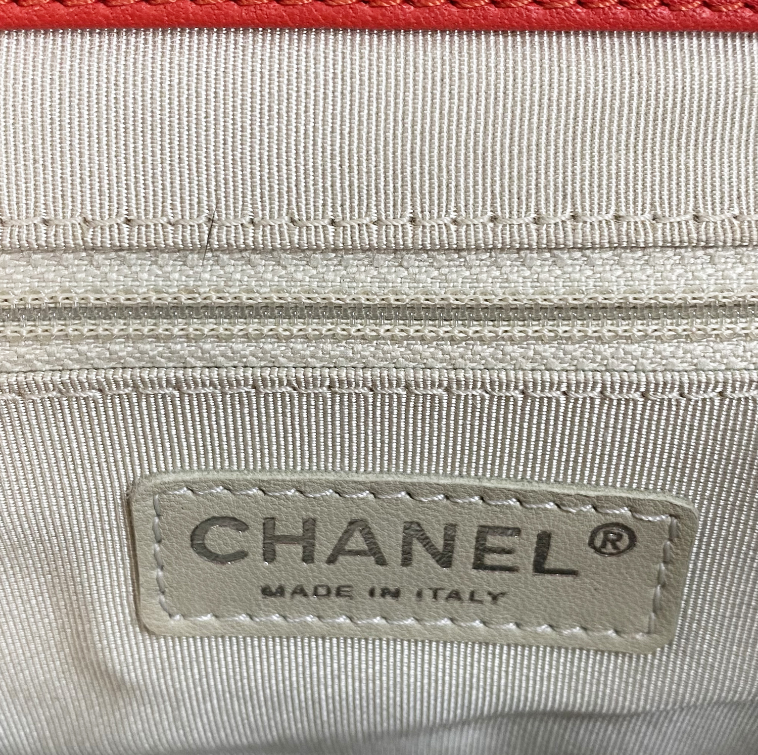 Chanel Chain Around Red Quilted Leather Messenger Bag