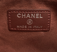 Chanel Burgundy Caviar Leather Phone Holder