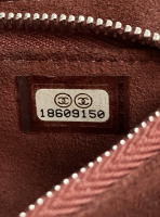 Chanel Burgundy Caviar Leather Phone Holder