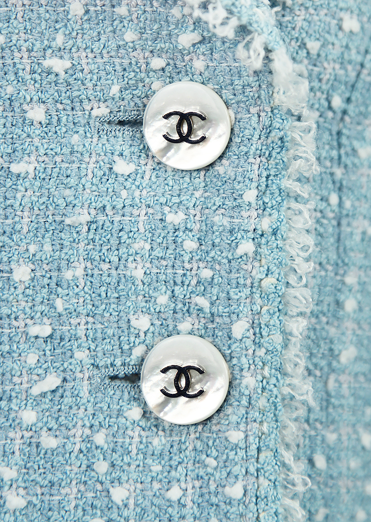Chanel Baby-blue Tweed Suit