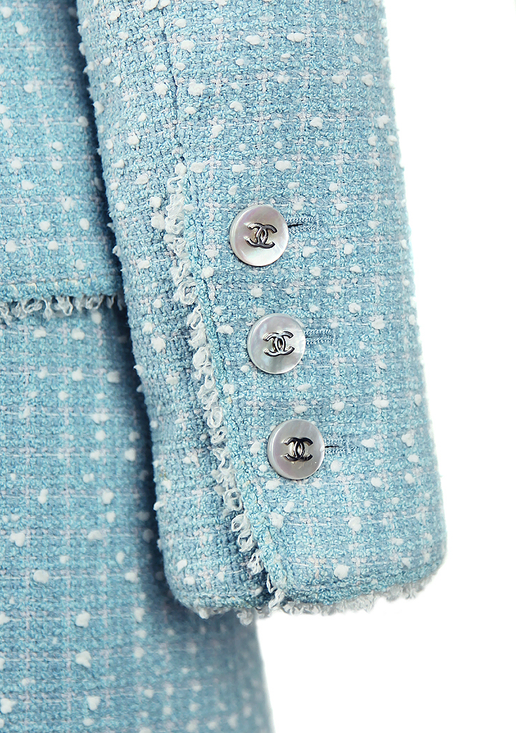 Chanel Baby-blue Tweed Suit