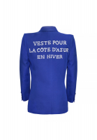 Gucci Blue Patterned Suit