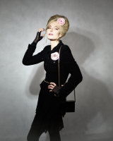 Chanel Gripoix Pink Camellia Brooch