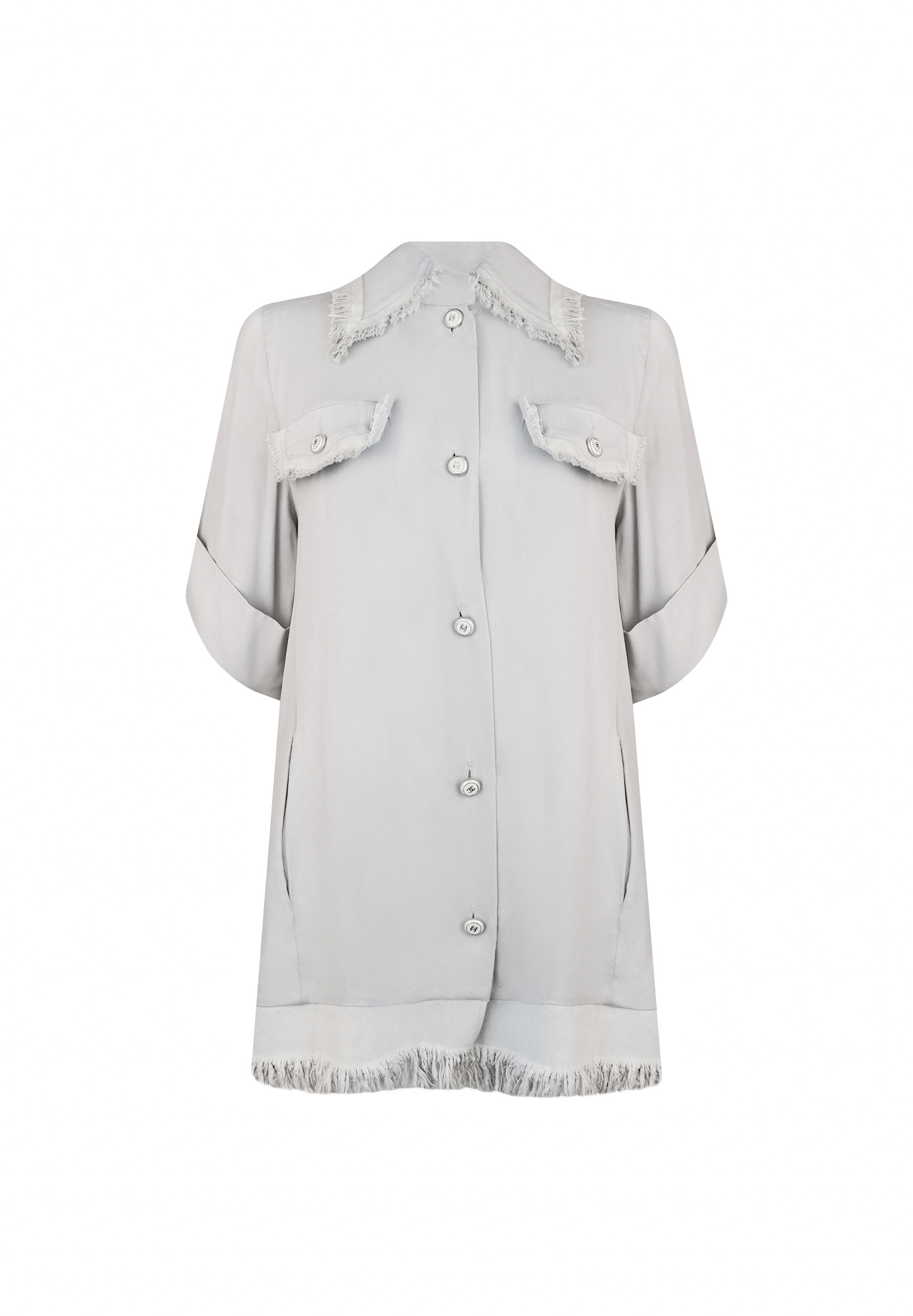 Chanel Silk Blouse With Fringes