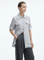 Chanel Silk Blouse With Fringes
