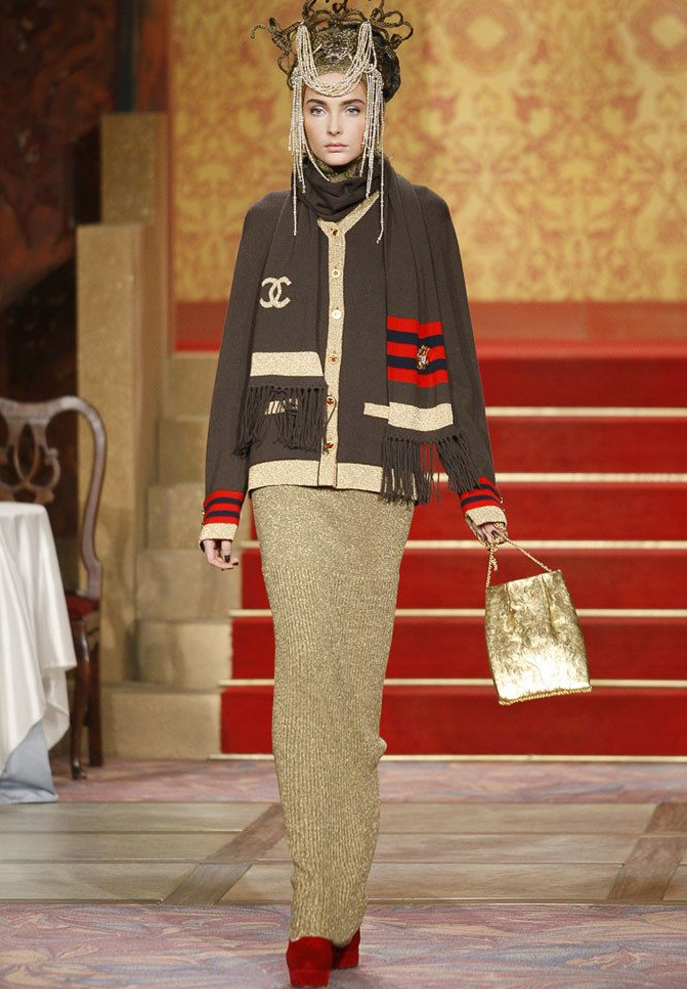 Chanel Paris–Moscou Golden Dress