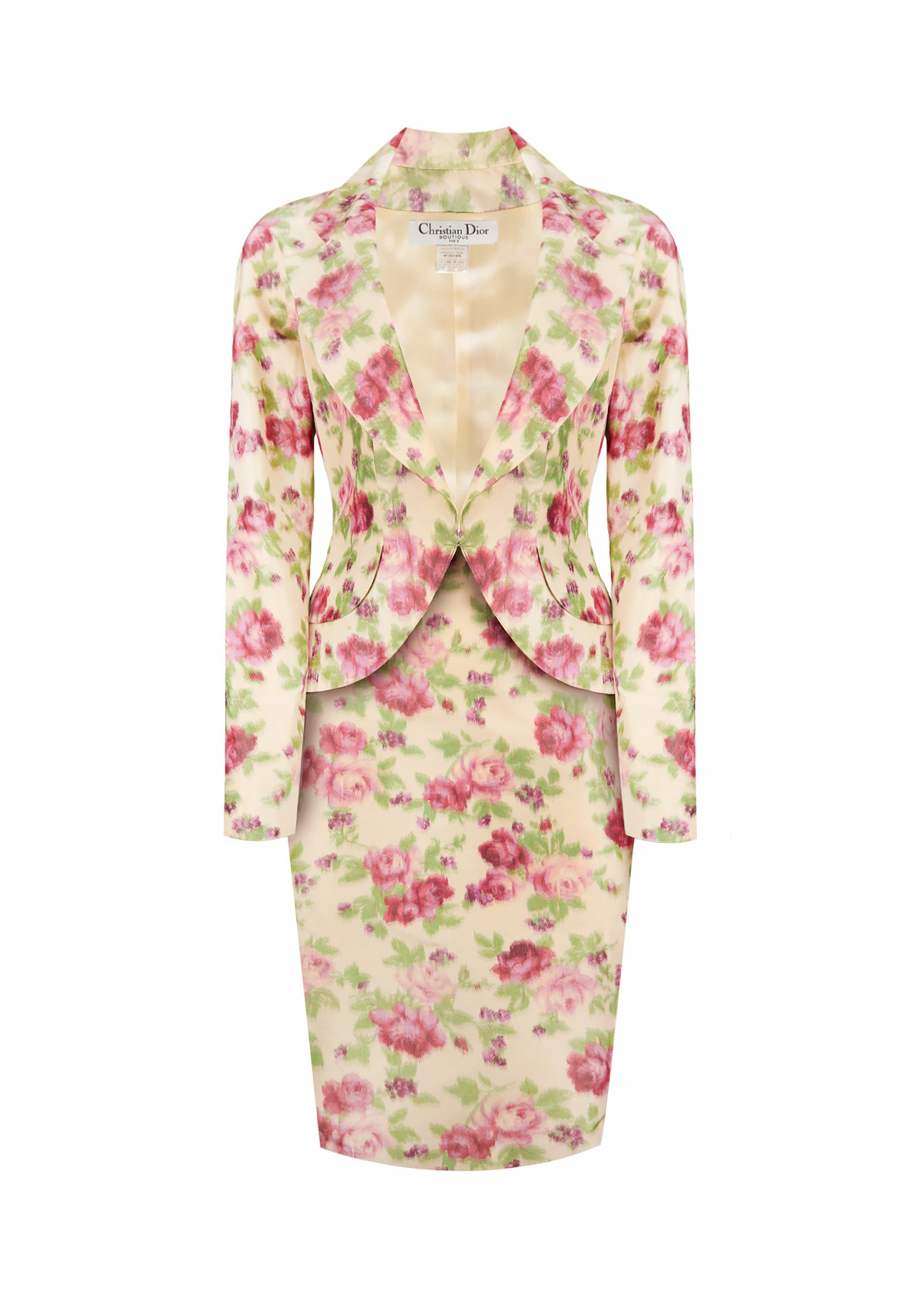 Christian Dior Floral Print Suit