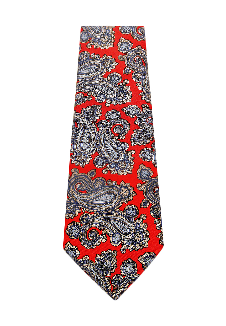 Christian Dior Silk Paisley Tie