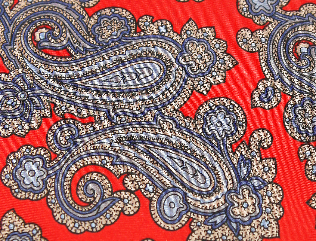 Christian Dior Silk Paisley Tie