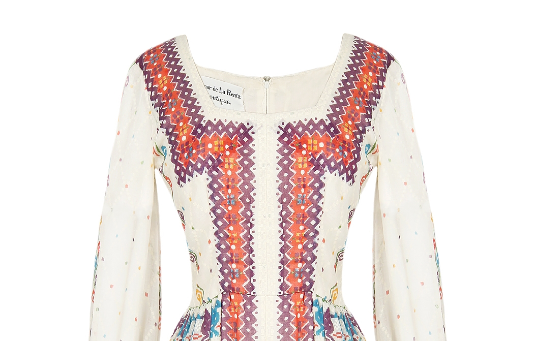 Oscar de la Renta Folklore Dress