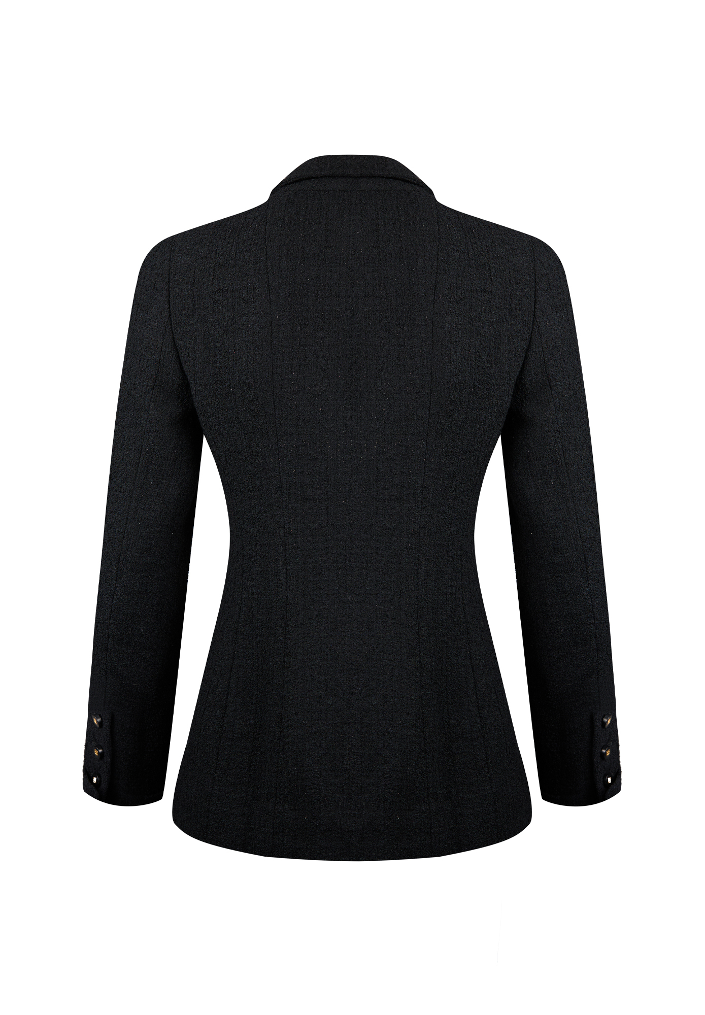 Black Tweed Chanel Blazer