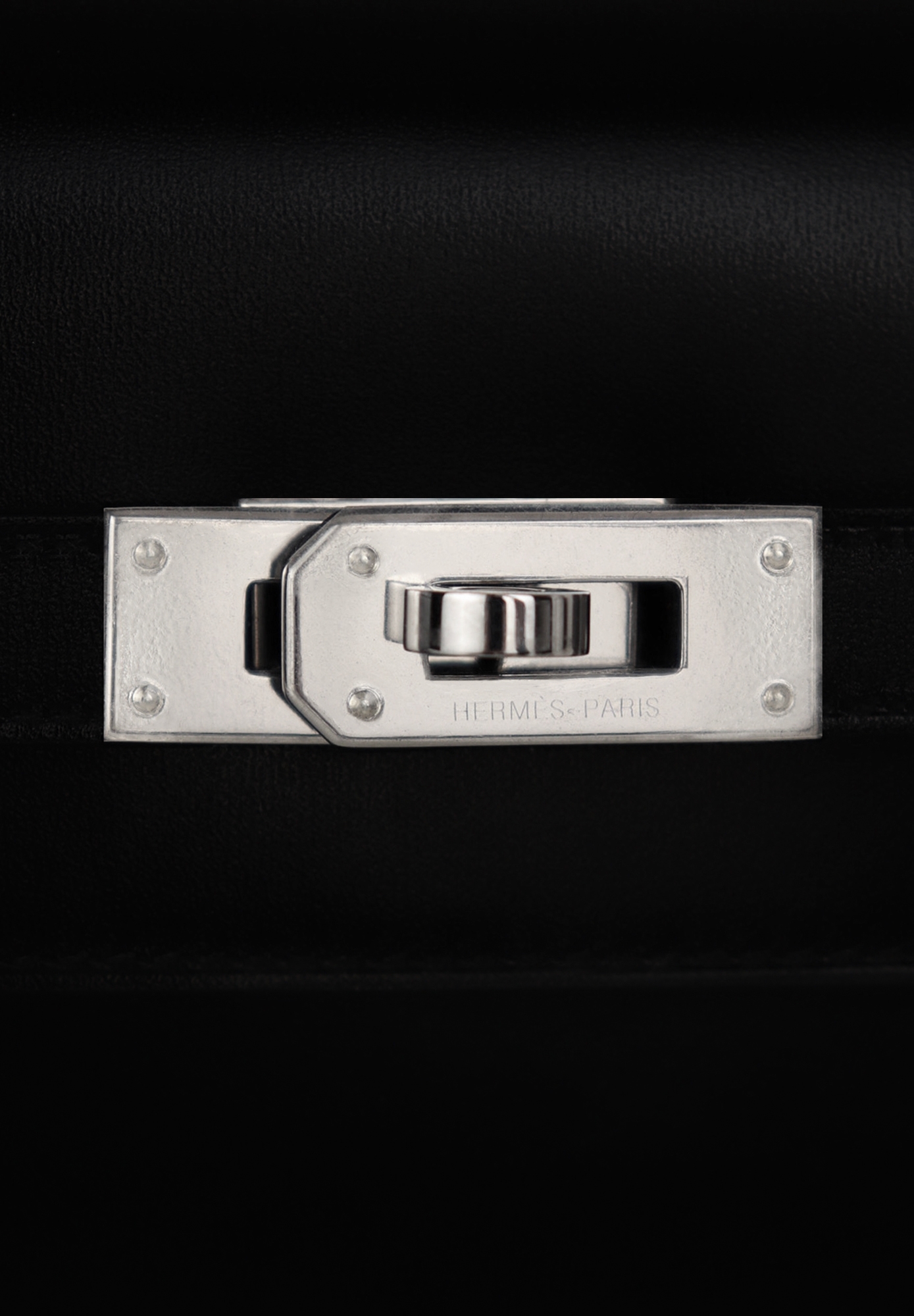 Hermès Kelly Classique To Go Noir Box Wallet