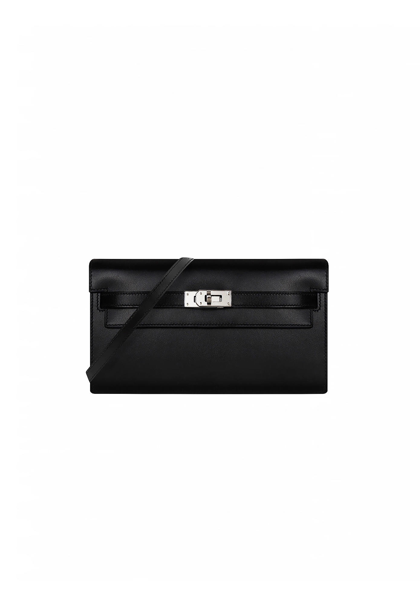 Hermès Kelly Classique To Go Noir Box Wallet