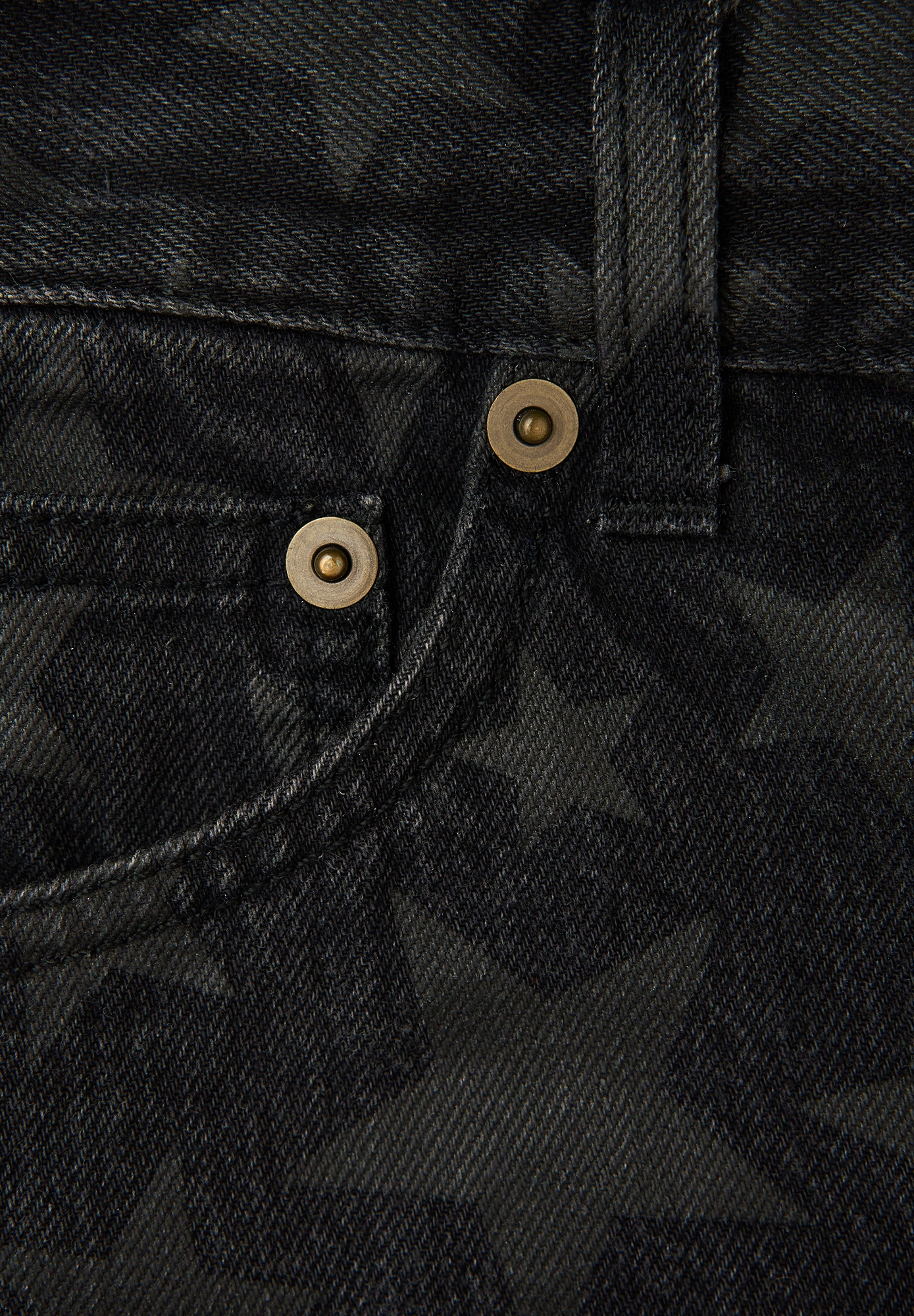 Saint Laurent Grey Denim Skirt 