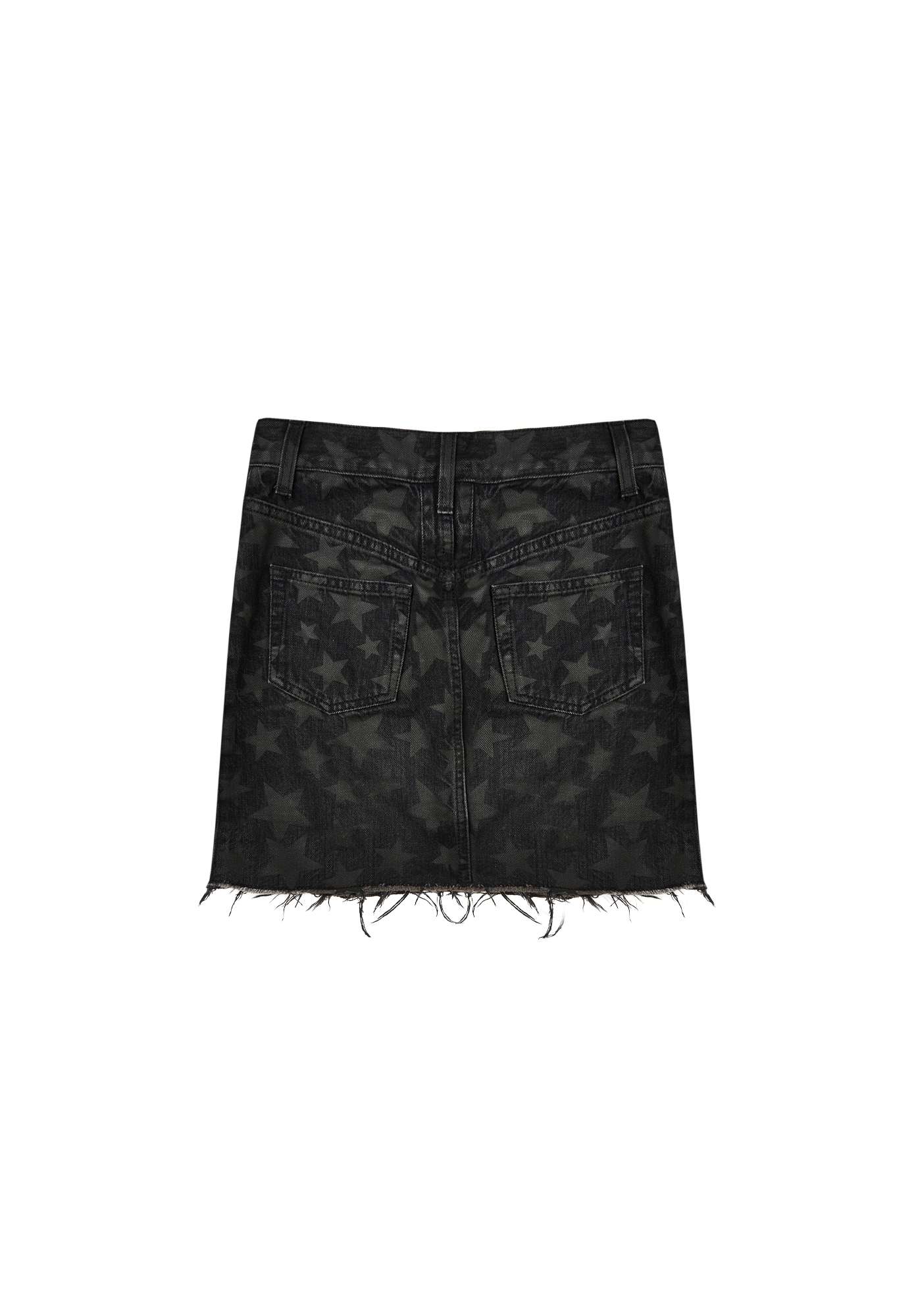 Saint Laurent Grey Denim Skirt 