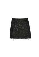 Saint Laurent Grey Denim Skirt 