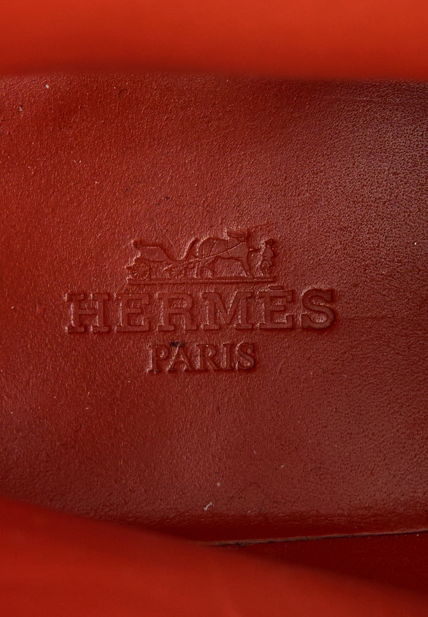 Hermès Leather Boots With Logo