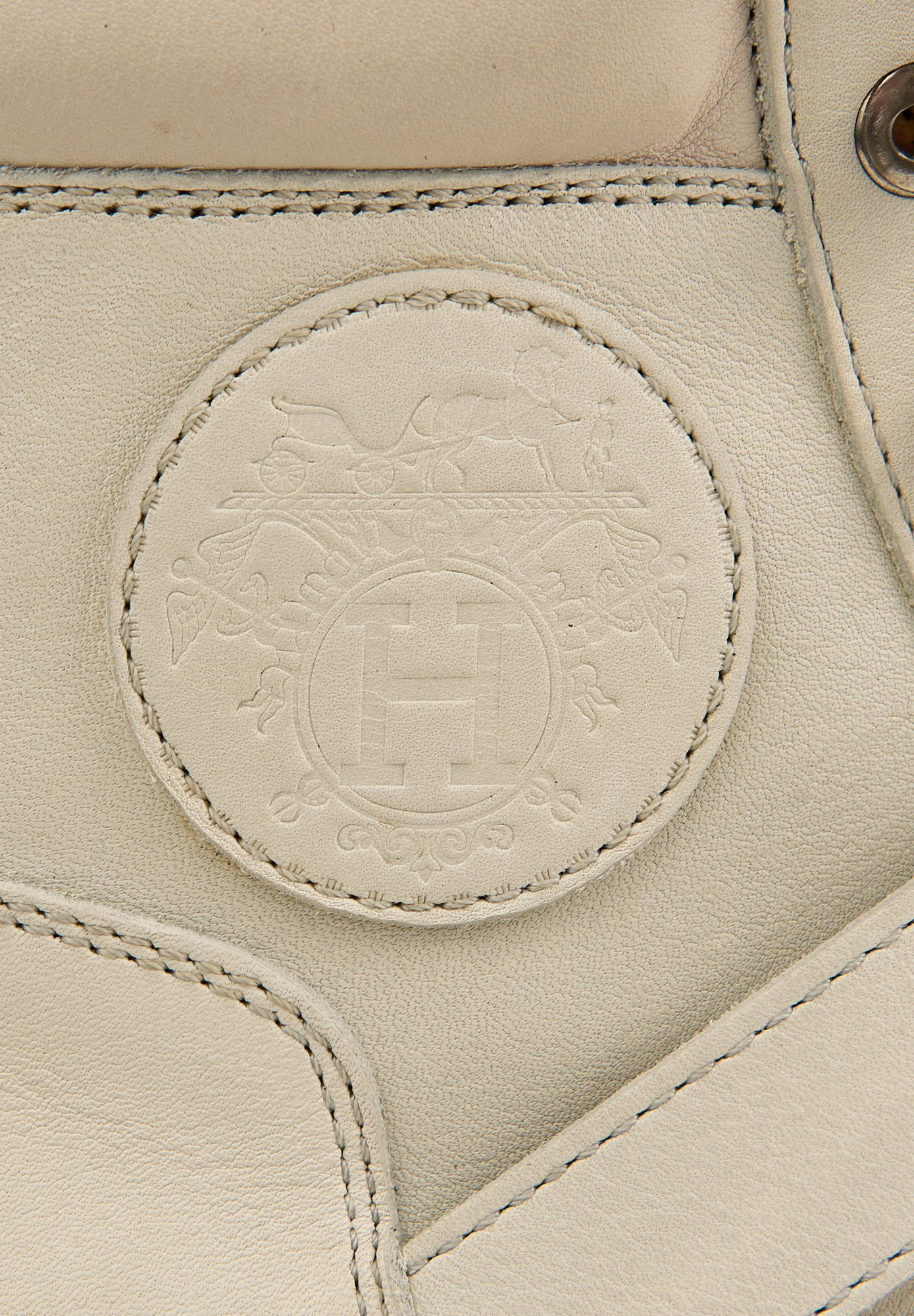 Hermès Leather Boots With Logo