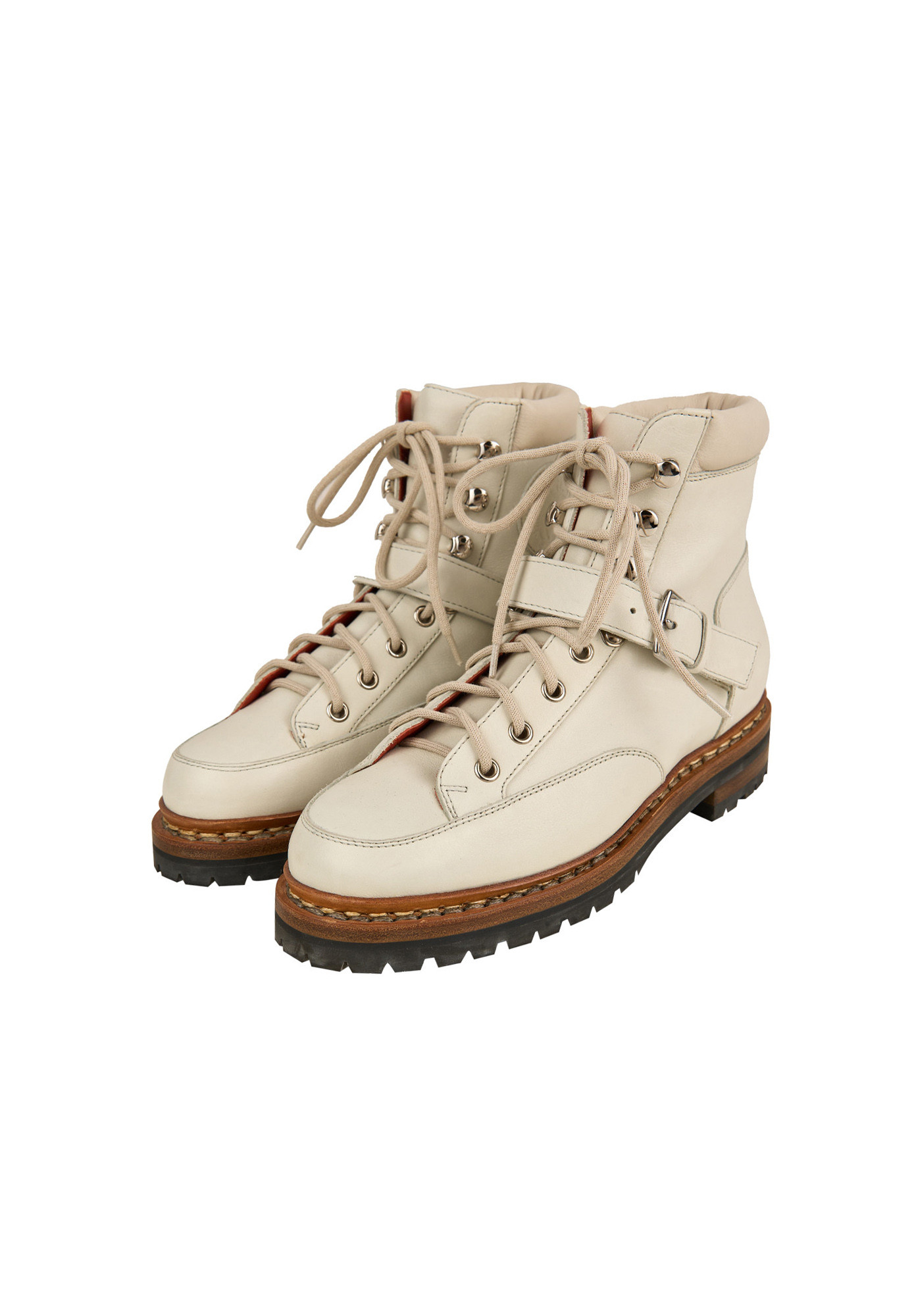 Hermès Leather Boots With Logo