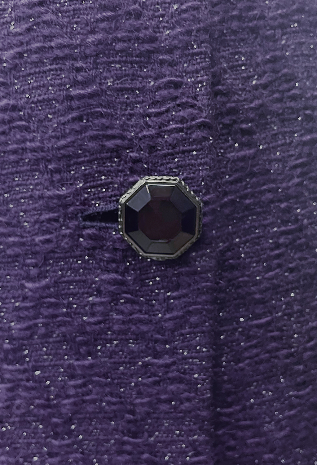 Chanel Purple Tweed Skirt