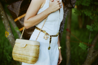 Chanel Chain And Leather Belt