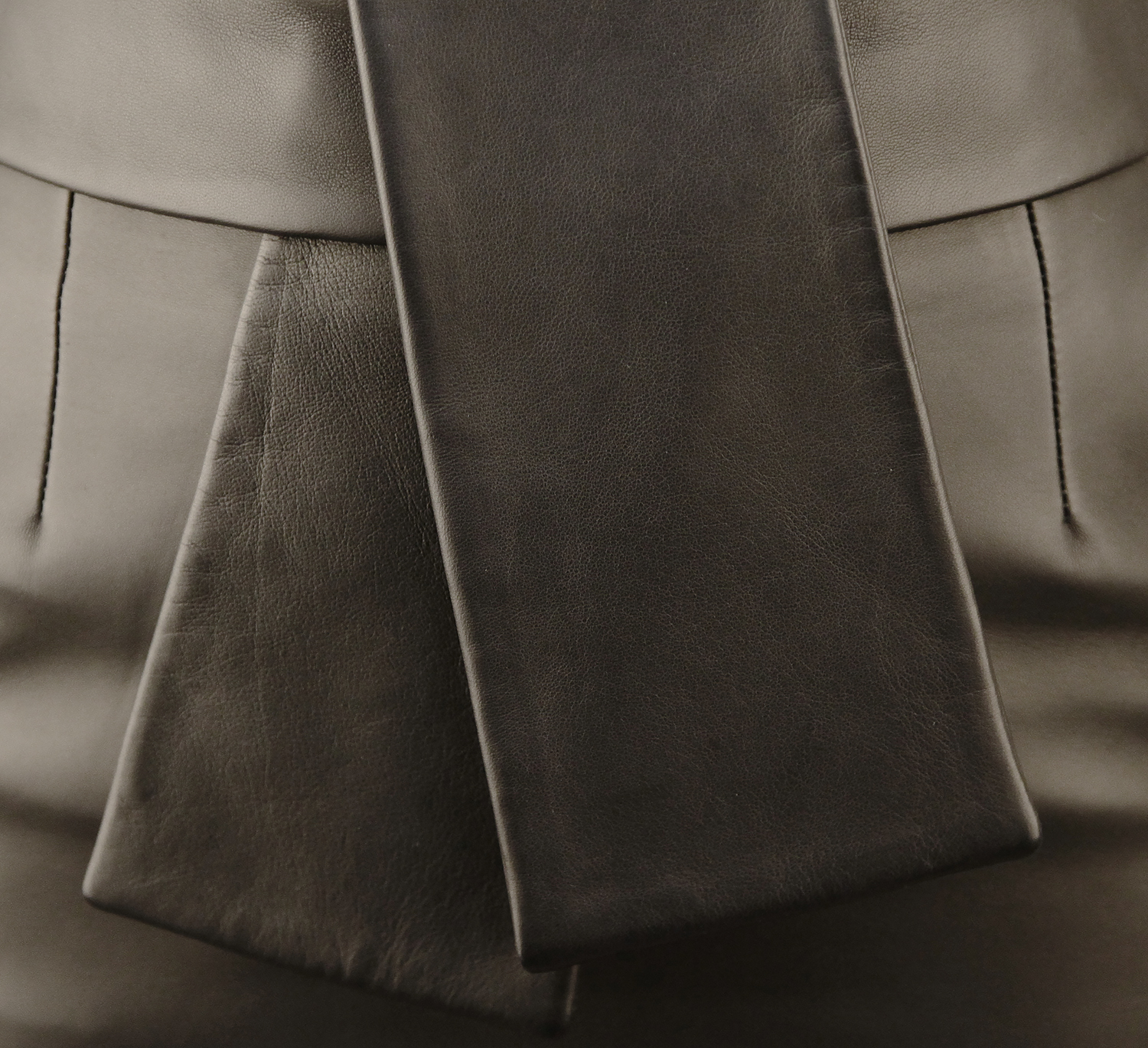 Balenciaga Leather Skirt