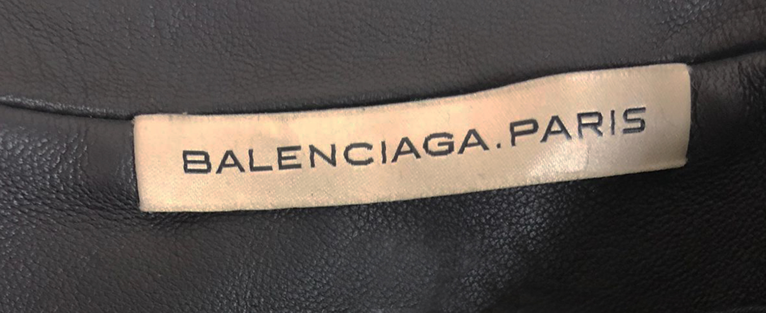 Balenciaga Leather Skirt