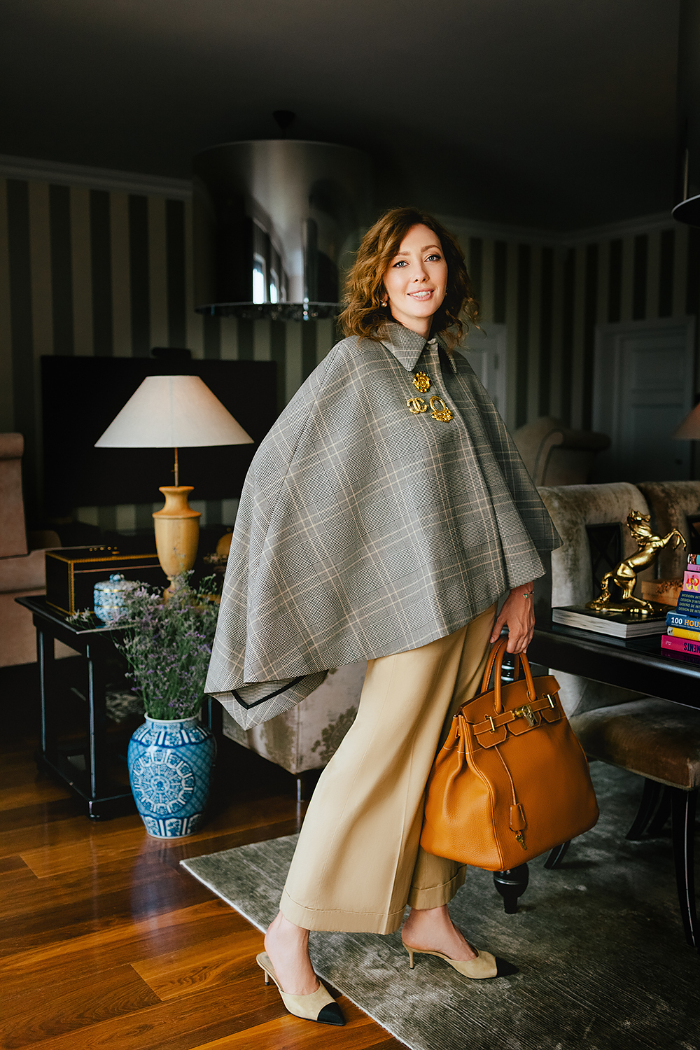 Chanel Logo Charms Brooch