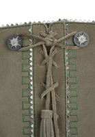 Chanel Green Suede Boots