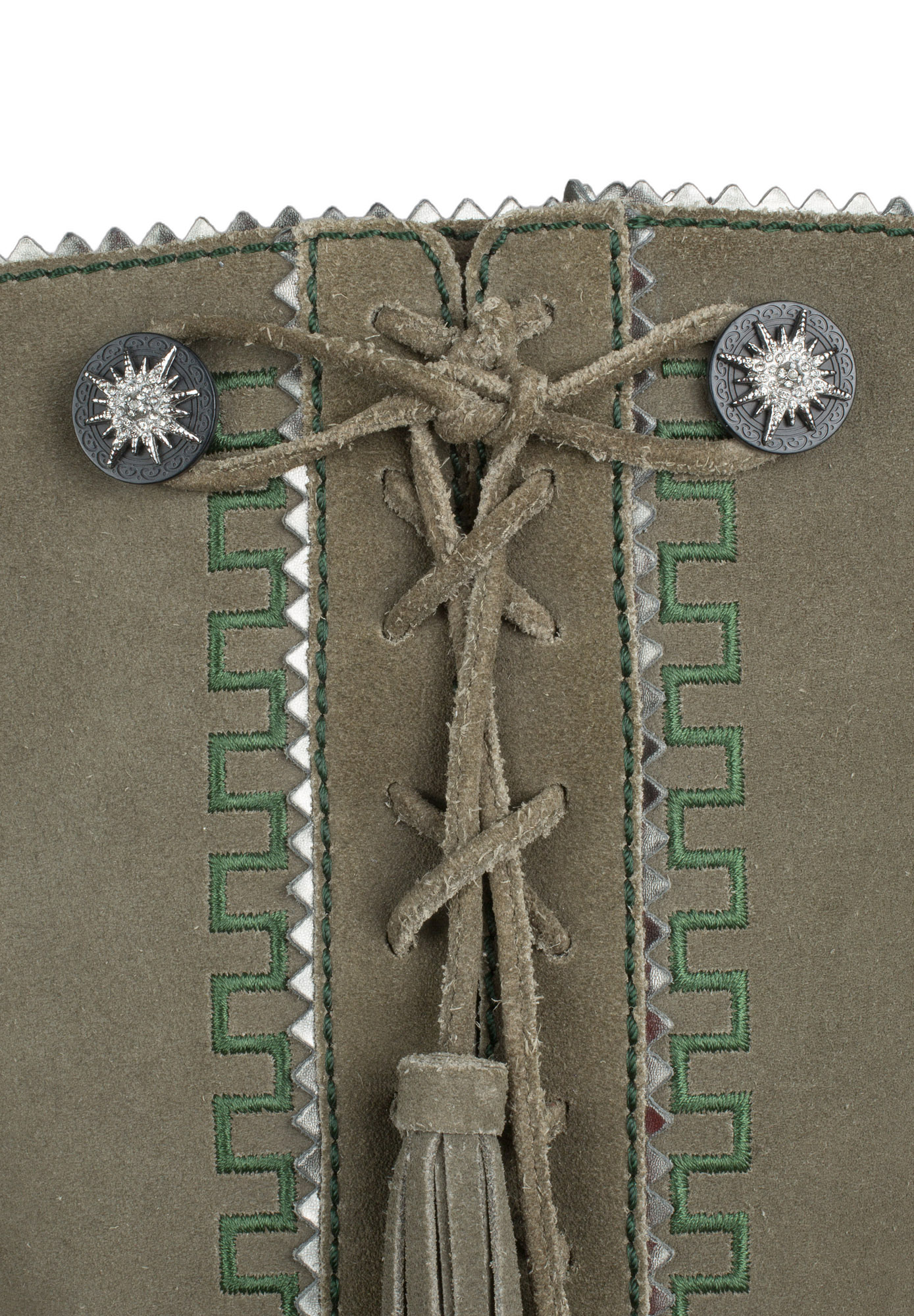 Chanel Green Suede Boots